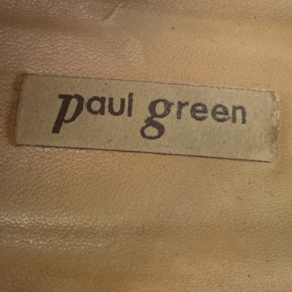 Paul Green Henly Women’s Leather Ankle Strap Cut Out Flats - Picture 7 of 9